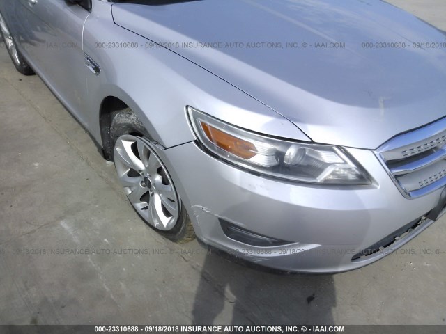 1FAHP2EW9CG124339 - 2012 FORD TAURUS SEL SILVER photo 6