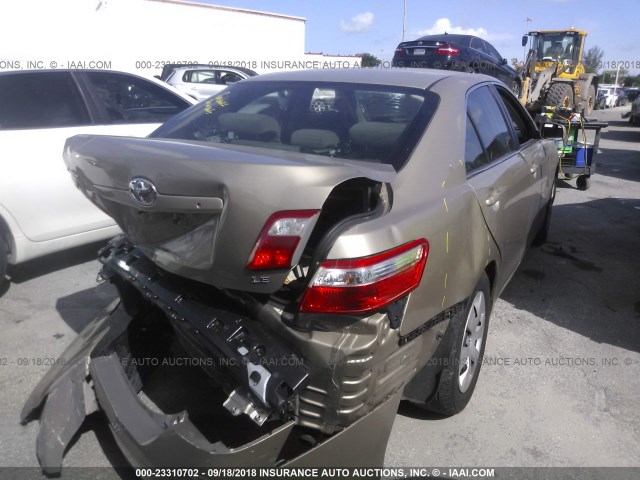 4T1BE46K49U870605 - 2009 TOYOTA CAMRY SE/LE/XLE 金色 照片 4