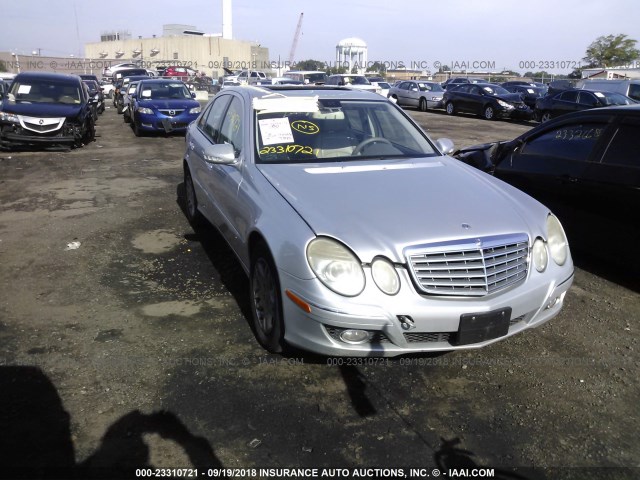 WDBUF87XX7X210557 - 2007 MERCEDES-BENZ E 350 4MATIC SILVER photo 1