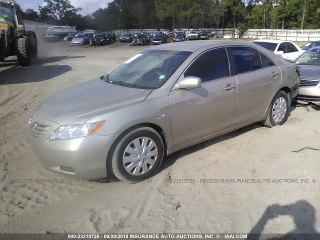 4T1BE46K57U592004 - 2007 TOYOTA CAMRY NEW GENERAT CE/LE/XLE/SE GOLD photo 2