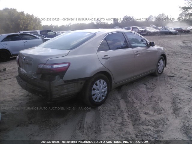 4T1BE46K57U592004 - 2007 TOYOTA CAMRY NEW GENERAT CE/LE/XLE/SE GOLD photo 4