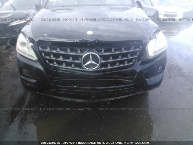 4JGDA5HB0FA540450 - 2015 MERCEDES-BENZ ML BLACK photo 6