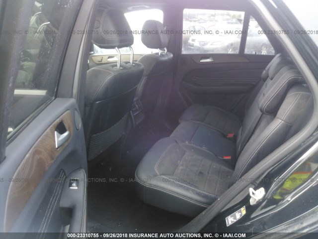 4JGDA5HB0FA540450 - 2015 MERCEDES-BENZ ML BLACK photo 8