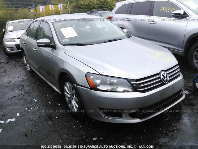 1VWAP7A39CC078486 - 2012 VOLKSWAGEN PASSAT S SILVER photo 1