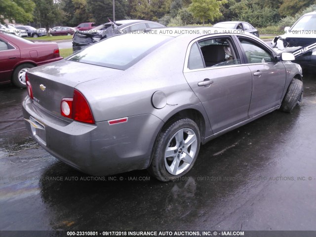 1G1ZC5EB5A4111457 - 2010 CHEVROLET MALIBU 1LT GRAY photo 4