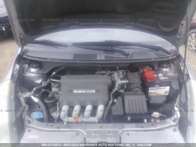 JHMGD38697S041284 - 2007 HONDA FIT S 灰色 照片 10