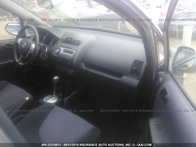 JHMGD38697S041284 - 2007 HONDA FIT S 灰色 照片 5