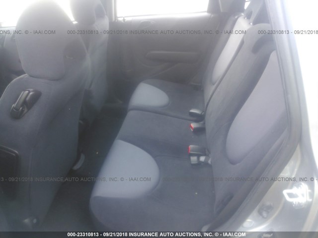 JHMGD38697S041284 - 2007 HONDA FIT S GRAY photo 8