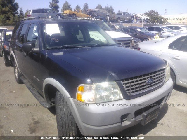 1FMZU72E72ZB38741 - 2002 FORD EXPLORER XLS Dark Blue photo 1