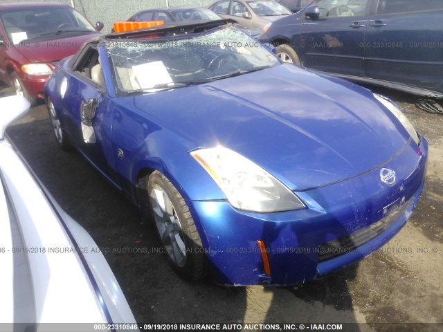 JN1AZ36AX4T013793 - 2004 NISSAN 350Z ROADSTER BLUE photo 1