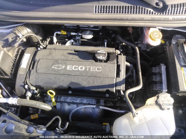 1G1JB5SH7H4165460 - 2017 CHEVROLET SONIC LS 灰色 照片 10