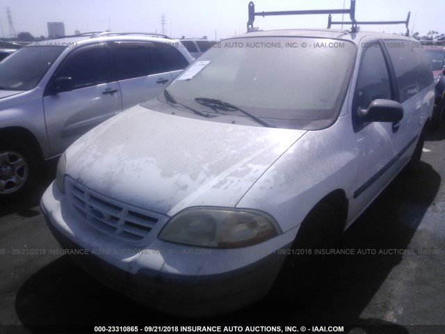 2FTZA5442YBA75954 - 2000 FORD WINDSTAR WHITE photo 2