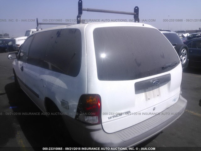 2FTZA5442YBA75954 - 2000 FORD WINDSTAR WHITE photo 3