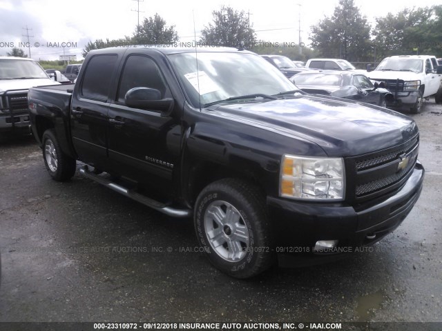 3GCPKTE37BG404814 - 2011 CHEVROLET SILVERADO K1500 LTZ BLACK photo 1