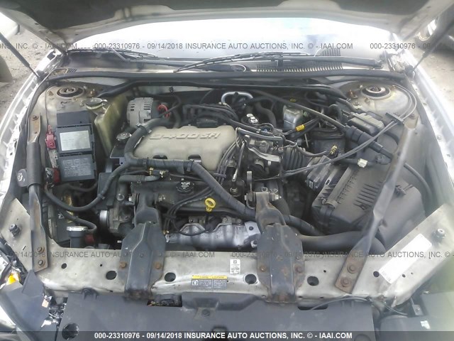 2G1WW12E029385455 - 2002 CHEVROLET MONTE CARLO LS 银色 照片 10