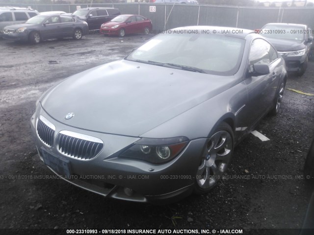 WBAEH734X5B193403 - 2005 BMW 645 CI AUTOMATIC 灰色 照片 2