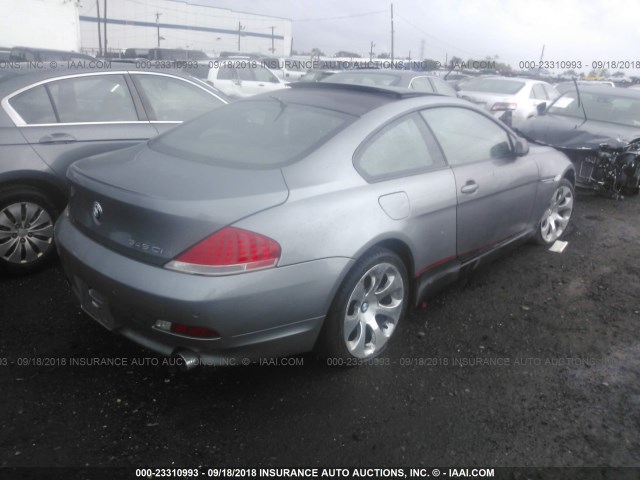 WBAEH734X5B193403 - 2005 BMW 645 CI AUTOMATIC 灰色 照片 4
