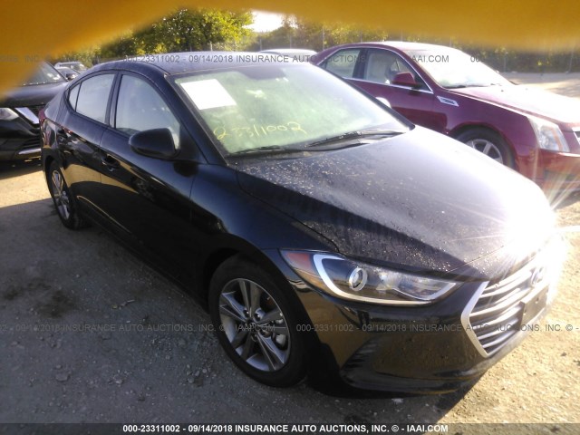 5NPD84LF2JH339803 - 2018 HYUNDAI ELANTRA SEL/VALUE/LIMITED BLACK photo 1