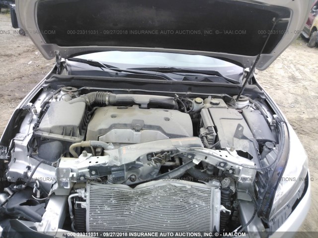 1G11F5SL0FF303348 - 2015 CHEVROLET MALIBU LTZ 银色 照片 10