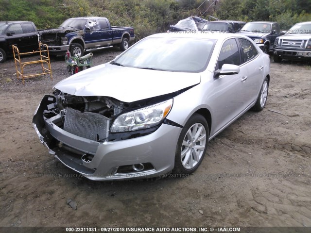 1G11F5SL0FF303348 - 2015 CHEVROLET MALIBU LTZ 银色 照片 2