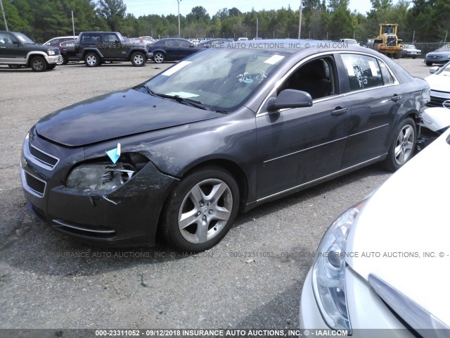 1G1ZC5EB3AF255562 - 2010 CHEVROLET MALIBU 1LT 灰色 照片 2