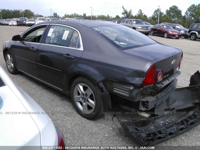 1G1ZC5EB3AF255562 - 2010 CHEVROLET MALIBU 1LT 灰色 照片 3