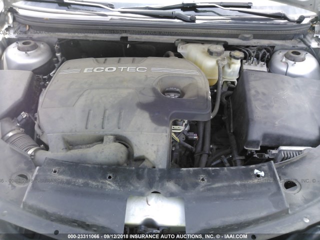 1G1ZA5E07AF105457 - 2010 CHEVROLET MALIBU LS Күміс фото 10