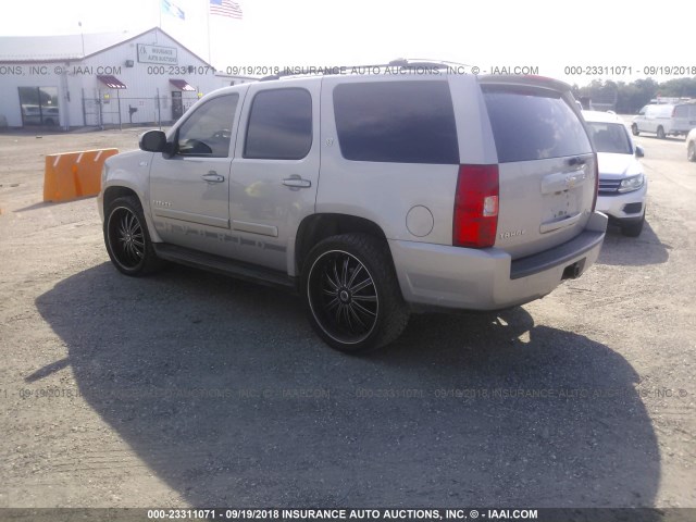 1GNFK13528R249318 - 2008 CHEVROLET TAHOE K1500 HYBRID BEIGE photo 3