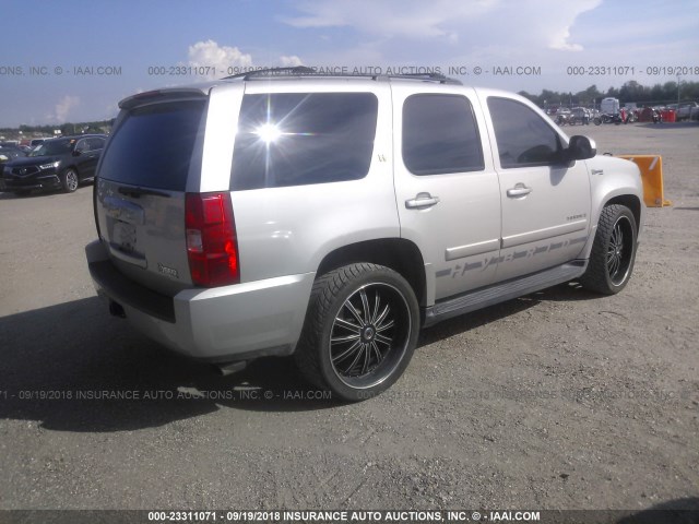 1GNFK13528R249318 - 2008 CHEVROLET TAHOE K1500 HYBRID BEIGE photo 4