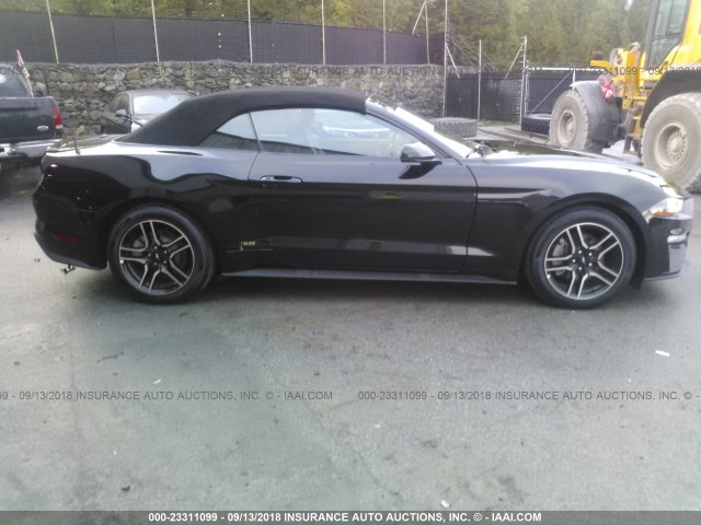 1FATP8UH6J5155511 - 2018 FORD MUSTANG BLACK photo 6