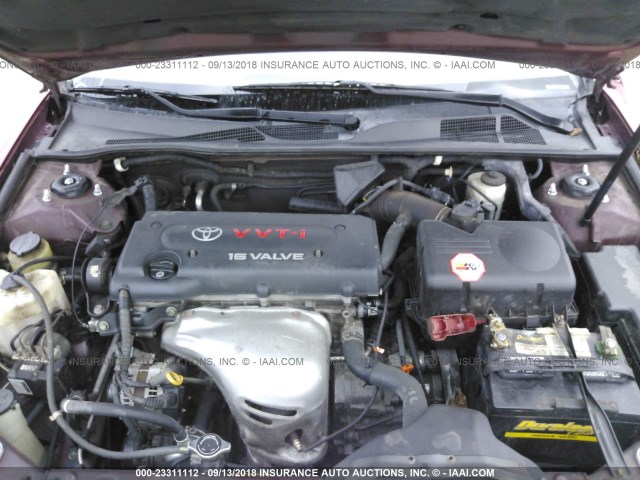 4T1BE32K56U108055 - 2006 TOYOTA CAMRY LE/XLE/SE Қызыл фото 10