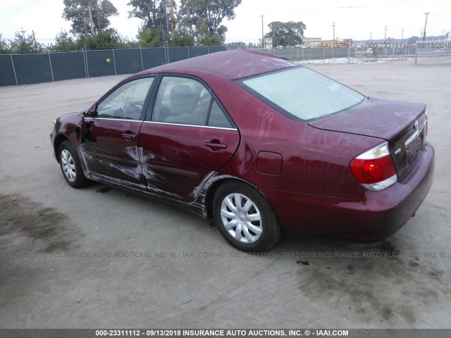 4T1BE32K56U108055 - 2006 TOYOTA CAMRY LE/XLE/SE Қызыл фото 3
