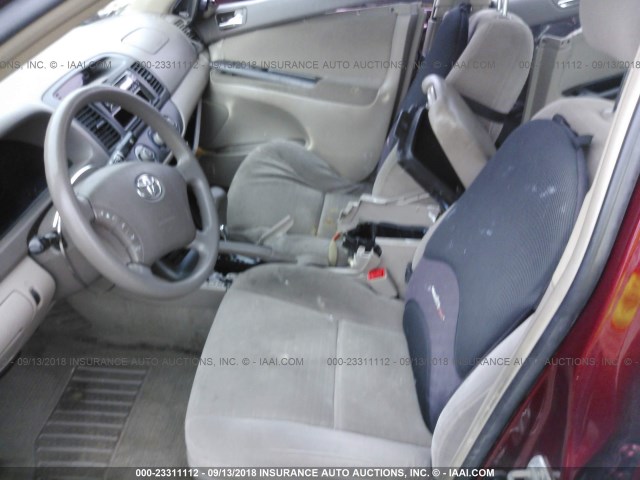 4T1BE32K56U108055 - 2006 TOYOTA CAMRY LE/XLE/SE Қызыл фото 5