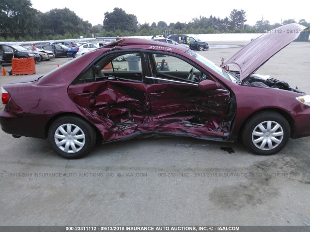 4T1BE32K56U108055 - 2006 TOYOTA CAMRY LE/XLE/SE Қызыл фото 6