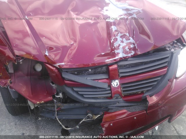 1D4GP24R57B261446 - 2007 DODGE GRAND CARAVAN SE RED photo 6