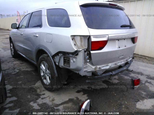 1C4RDHAG4CC146782 - 2012 DODGE DURANGO SXT SILVER photo 3