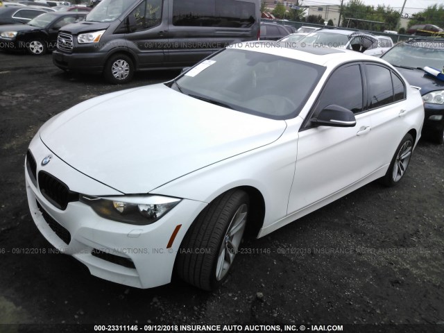 WBA3B5C52DF591850 - 2013 BMW 328 XI SULEV WHITE photo 2