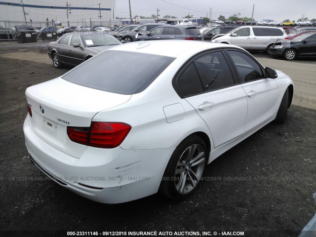 WBA3B5C52DF591850 - 2013 BMW 328 XI SULEV WHITE photo 4