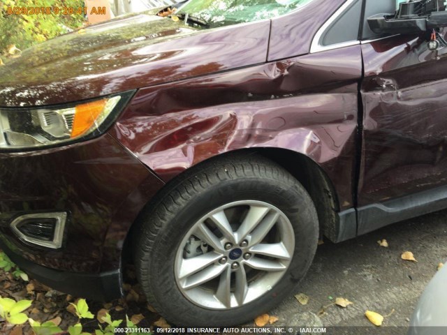 2FMPK4J87JBC16587 - 2018 FORD EDGE SEL BURGUNDY photo 14