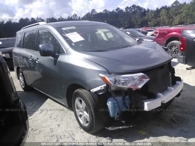 JN8AE2KP6H9168412 - 2017 NISSAN QUEST S/SV/SL/PLATINUM GRAY photo 1