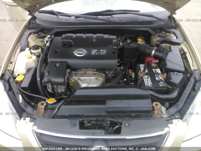 1N4AL11D82C715361 - 2002 NISSAN ALTIMA S/SL Champagne photo 10