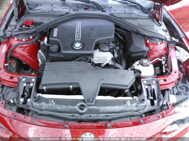 WBA8E3G55GNT78770 - 2016 BMW 328 XI SULEV RED photo 10