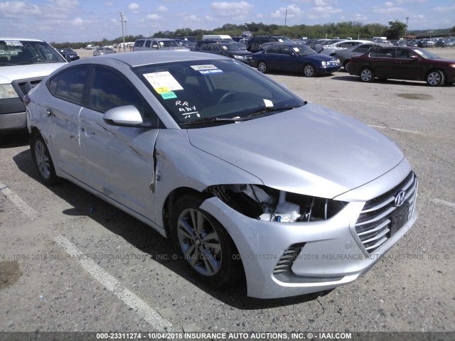 KMHD84LF2HU381173 - 2017 HYUNDAI ELANTRA SE/VALUE/LIMITED SILVER photo 1