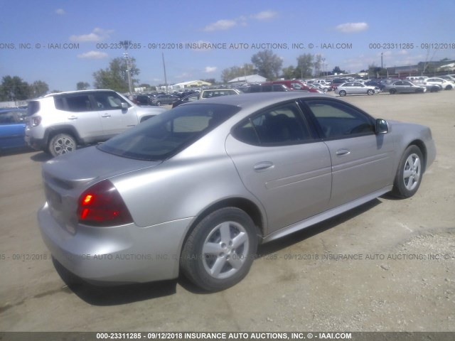2G2WP552381151237 - 2008 PONTIAC GRAND PRIX SILVER photo 4