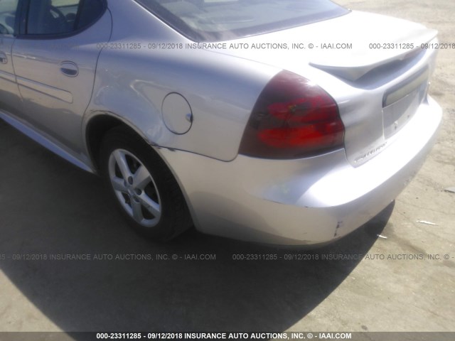 2G2WP552381151237 - 2008 PONTIAC GRAND PRIX SILVER photo 6