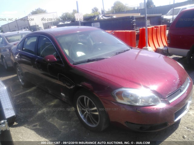 2G1WD58C679175680 - 2007 CHEVROLET IMPALA SUPER SPORT RED photo 1