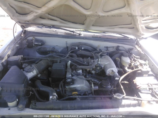 5TEGM92N71Z768625 - 2001 TOYOTA TACOMA DOUBLE CAB PRERUNNER SILVER photo 10