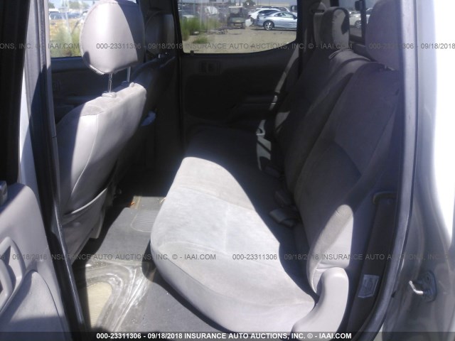 5TEGM92N71Z768625 - 2001 TOYOTA TACOMA DOUBLE CAB PRERUNNER SILVER photo 8