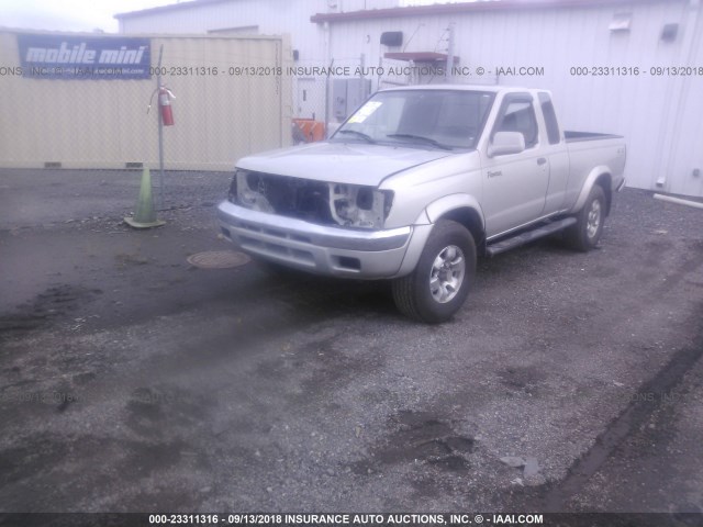 1N6ED26Y4XC344407 - 1999 NISSAN FRONTIER KING CAB XE/KING CAB SE SILVER photo 2