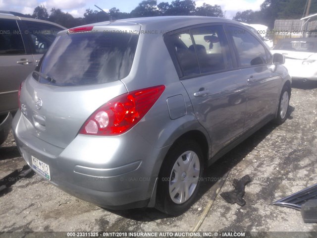 3N1BC1CP6CL362276 - 2012 NISSAN VERSA S/SL GRAY photo 4